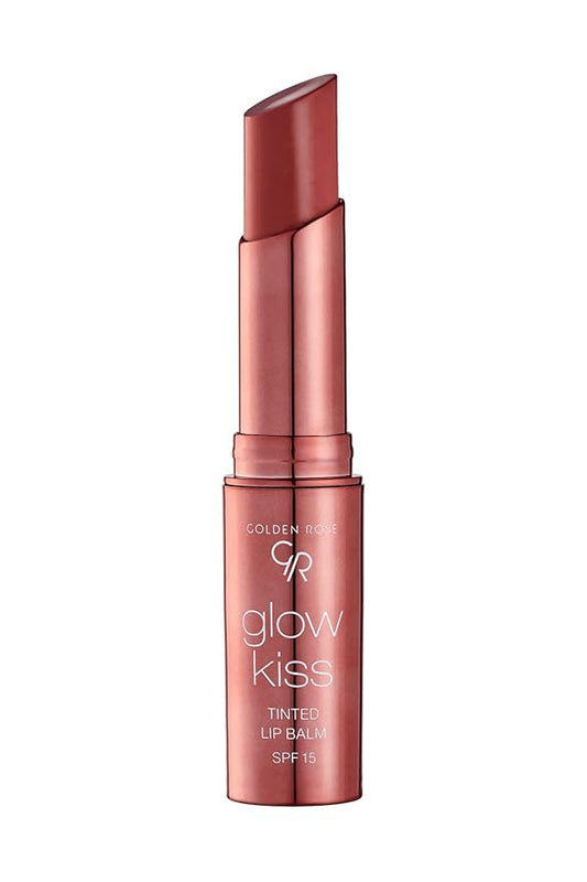 Golden Rose Cosmetics Glow Kiss Tinted Lip Balm with SPF15, Vegan Formula (Vanilla Latte)-Velvo Beauty