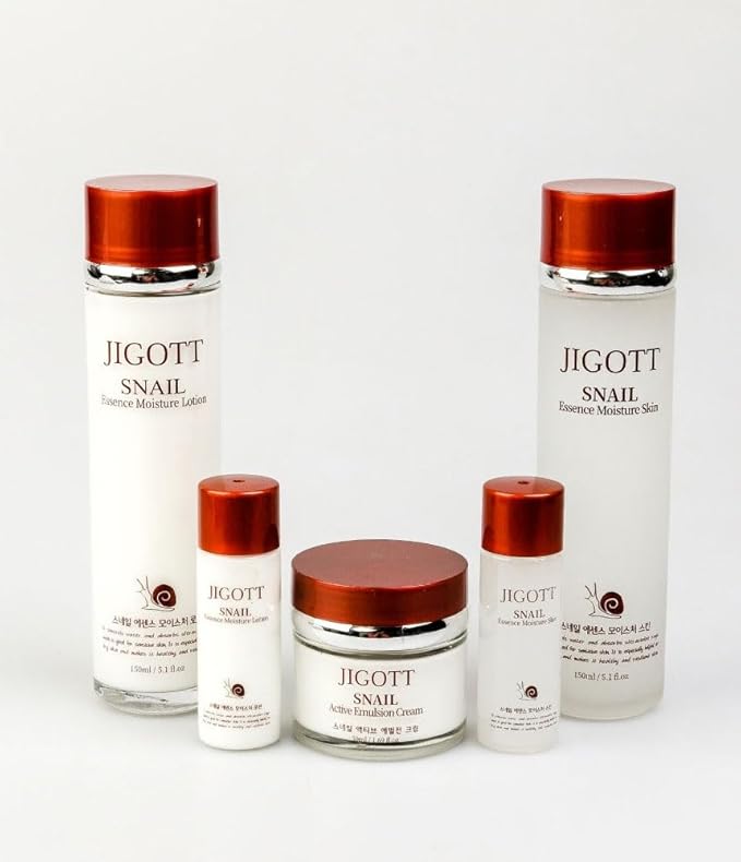 Snail Essence Moisture Skin Care 3Set, K Beauty Snail Cream, Moisturizer, Toner, Anti-Aging Hydration-Velvo Beauty