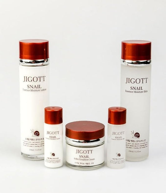 Snail Essence Moisture Skin Care 3Set, K Beauty Snail Cream, Moisturizer, Toner, Anti-Aging Hydration-Velvo Beauty