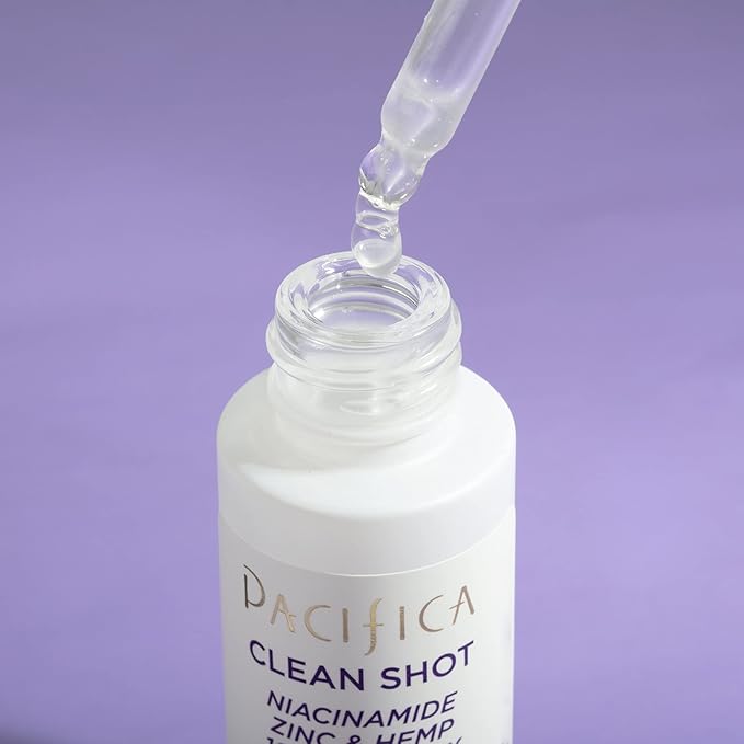 Pacifica Clean Shot Niacinamide Zinc and Hemp 10 Percent Complex Unisex 0.8 oz-Velvo Beauty