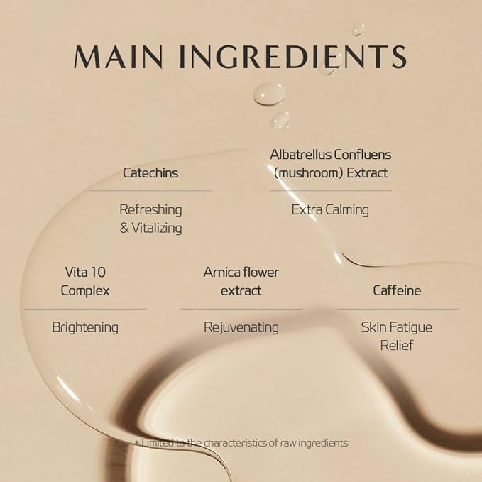 Chill Down Gel Eye Mask 60ea (30pairs) - Cooling Hydrogel Eye Patch with Catechins, Arnica Flower, Vitamins, Caffeine for Relieving Tired Eye Area, Brightening, Reducing Eye Bags, Puffy Eye-Velvo Beauty