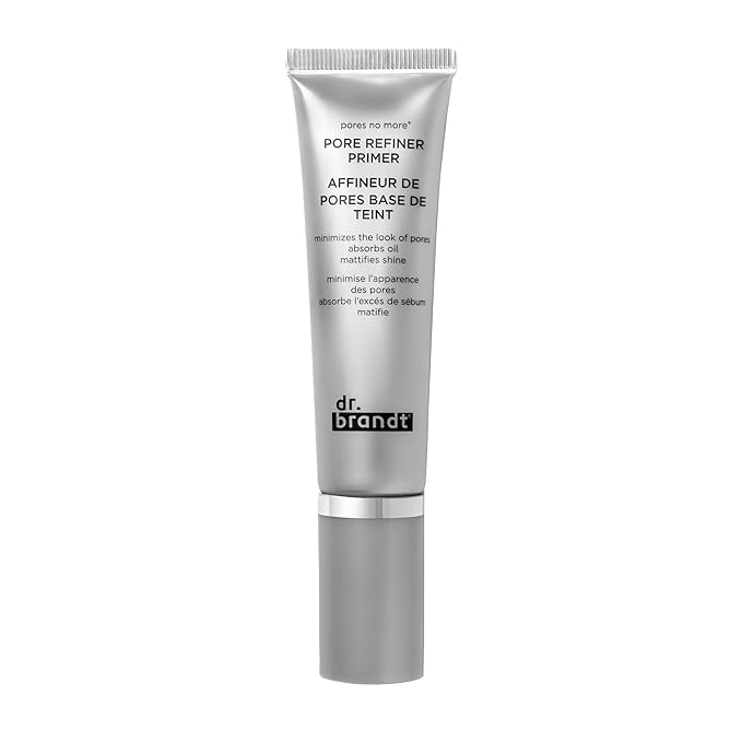 Dr. Brandt Pores No More, Pore Refiner Primer - Instantly Minimizes the Appearance of Pores, Absorbs Oil & Mattifies Shine - 1.0 fl oz-Velvo Beauty
