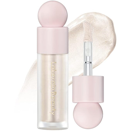 Erinde Liquid Highlighter Makeup, Face Highlighter Bronzer Makeup Stick, Natural Glossy Finish, Lightweight Blendable Silky Smooth Cream Face Illuminator Makeup, Cruelty-free, 01# MOONLIGHT-Velvo Beauty