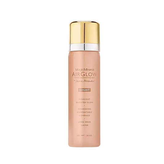 Jerome Alexander MagicMinerals AirGlow Tinted Highlighting Night Mist, Illuminating Airbrush Tinted Moisturizer Spray | Champagne-Velvo Beauty