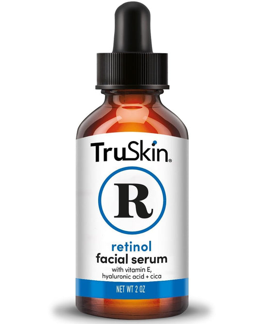 TruSkin Retinol Serum for Face – Gentle Anti-Aging Serum with Retinol, Hyaluronic Acid, and Vitamin E for a More Youthful Feel – Skin Care Made to Improve Look of Fine Lines, Wrinkles, 2 fl oz-Velvo Beauty