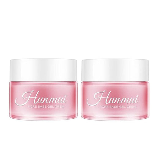 2Pcs Hunmui face primer pore base gel cream，Magical perfecting base face primer under foundation Anti-Aging WrinklesShrink Pore Remove Fine LinesExfoliatingAnti-Oxidation-Velvo Beauty