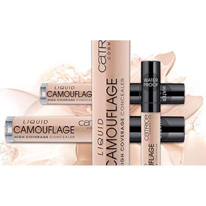 Catrice Liquid Camouflage Concealer (010 Porcelain) - Ultra Long Lasting Concealer for Optimal Coverage, Waterproof-Velvo Beauty