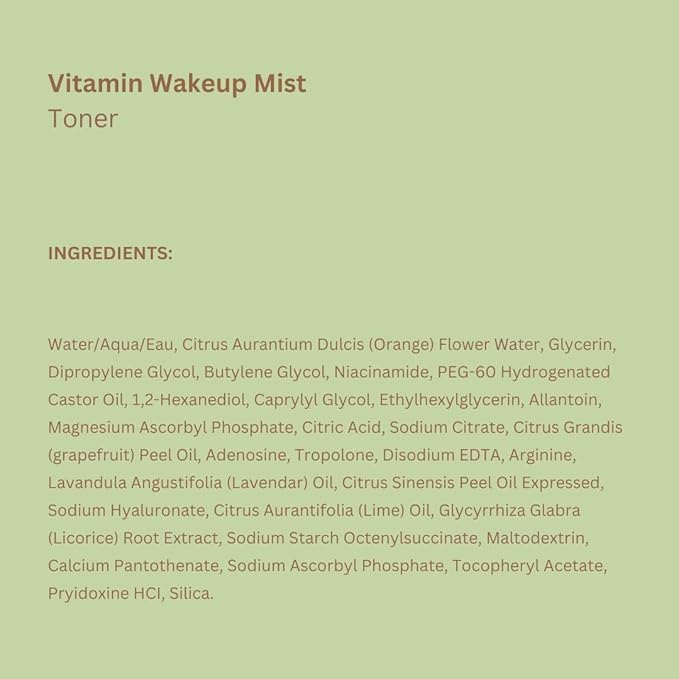 Pixi Vitamin-C Wakeup Mist | Helps Cool, Refresh, and Wake Up Skin | Adds Hydration | Boosting Treatment Toner | 2.7 fl oz / 80ml-Velvo Beauty