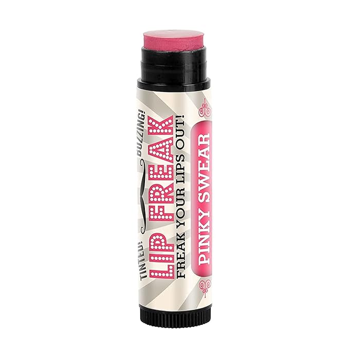 Doctor Lip Bang's BUZZING Lip Balm | Lip Freak | 100% All Natural | Cruelty Free | Pinky Swear | 2 Pack-Velvo Beauty
