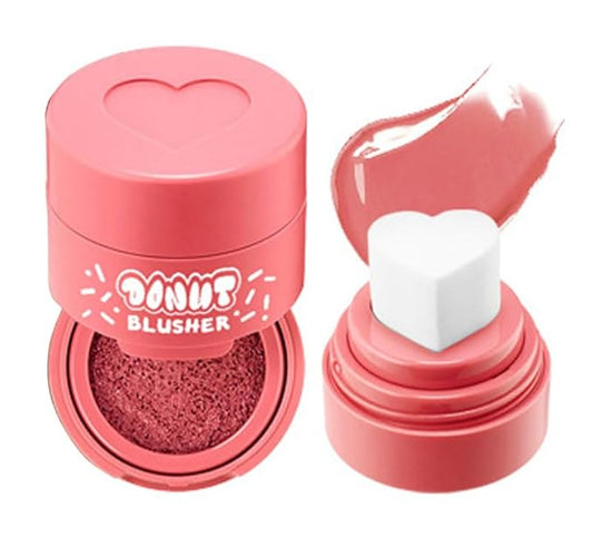 Stamp Liquid Blush Stamp Blush with Heart Shaped Applicator Natural Long Lasting Blush, Light and Airy Makeup for Women (2)-Velvo Beauty
