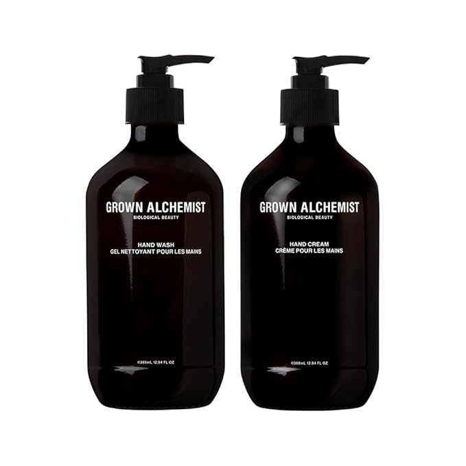 Grown Alchemist Hand Care Kit: Hand Wash & Hand Cream 500mL-Velvo Beauty