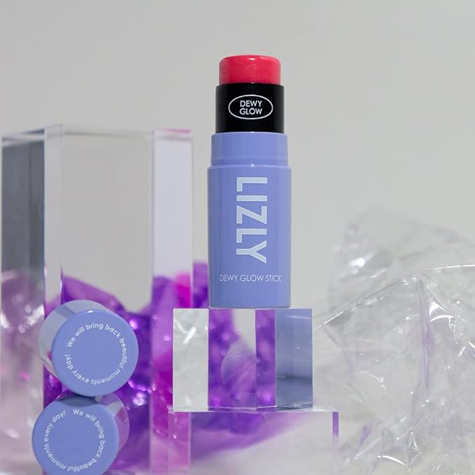 Vegan Blush Stick Multi Balm Cheek Stick Korean Make Up Dewy Glow Balm Stick sonrojo (02 Pink)-Velvo Beauty