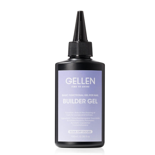 GELLEN 100ml Builder Gel for Nails Nude, Pink Strengthener Gel Color Hard Builder, Nail Apex Building Soak off Long Lasting U V Nail Gel-Velvo Beauty