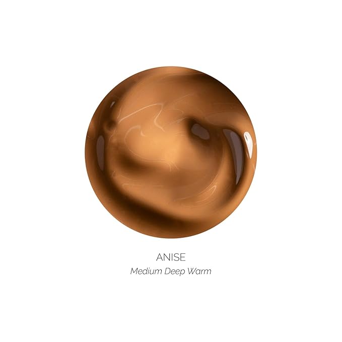 OFIR Skin Satin Medium Coverage Foundation | Buildable, Non-Creasing Finish | Vegan, Cruelty-Free, Paraben-Free Makeup | Blue Light Protection | 1 FL OZ (Anise - Medium Deep Warm)-Velvo Beauty