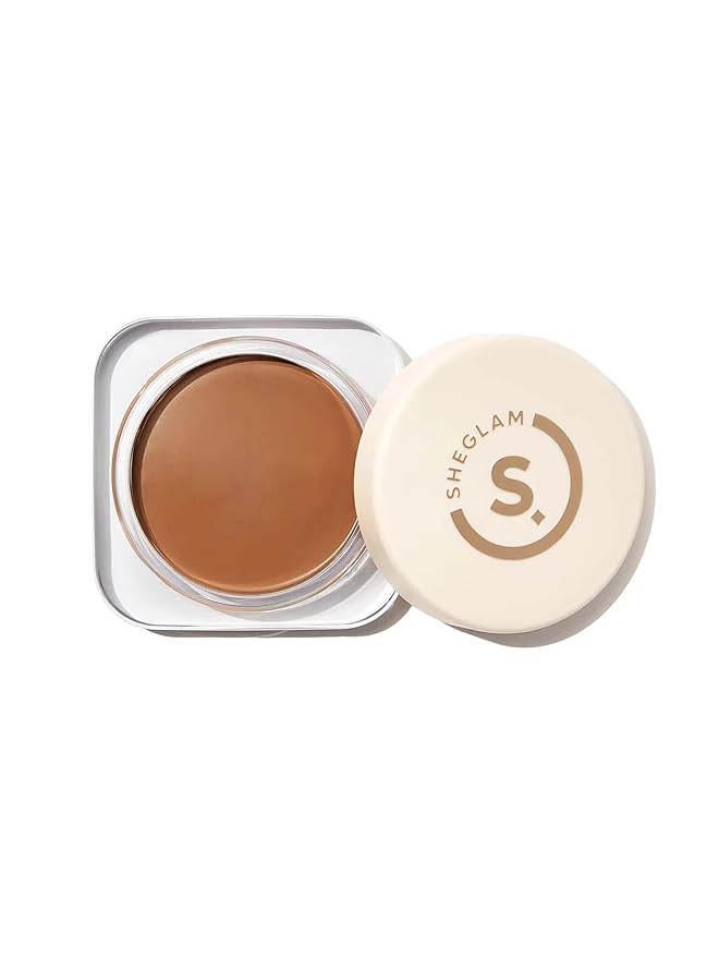SHEGLAM Hydrating Cream Full Coverage Foundation Balm Long Lasting Concealer Face Foundation for Dry Skin - Truffle-Velvo Beauty