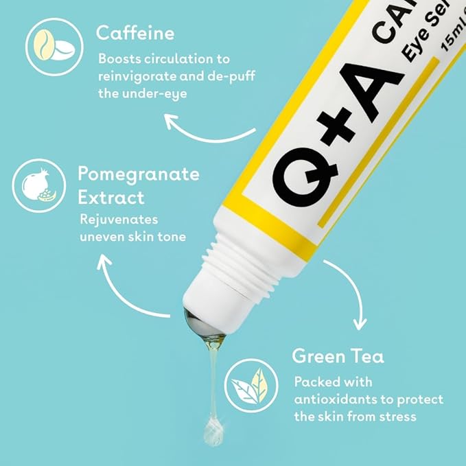 Caffeine Eye Serum. An eye serum to boost circulation and de-puff the under eye area. 15ml/0.5fl.oz-Velvo Beauty