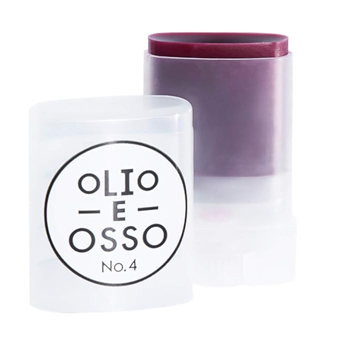 Olio E Osso - Natural Lip + Cheek Balm | Natural, Non-Toxic, Clean Beauty (No. 4 Berry, 0.35 oz | 10 g)-Velvo Beauty