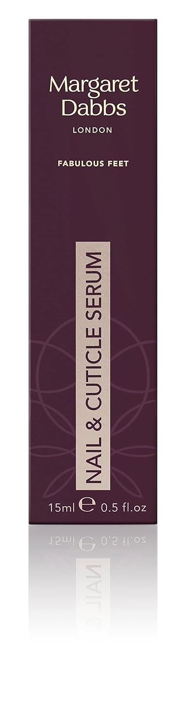 Margaret Dabbs London Nourishing Nail and Cuticle Serum - Oil for Nail Strengthener and Growth - Solution to Hydrate and Protect Nails - 0.5 oz-Velvo Beauty