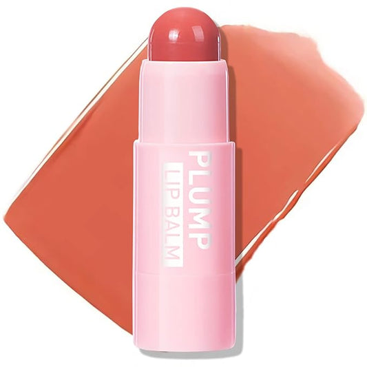 Plumping Lip Balm - Tinted Lip Balm Plumper - Enhancing & Hydrating Lip Moisturizer Fade Lip Lines Lip Care 0.17Oz/4.8g - 03 SORBET BALM-Velvo Beauty