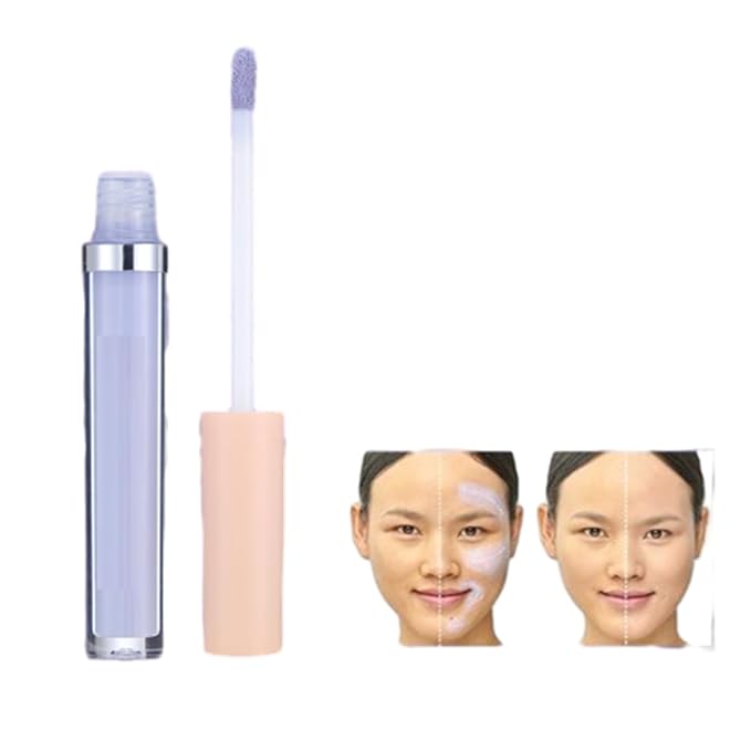 MAEPEOR Liquid Conceal Contour 7 Colors Cream Lightweight Liquid Concealer Contour Makeup for Concealing Blemishes, Brighten Dark Circles (Color 02 Purple)-Velvo Beauty