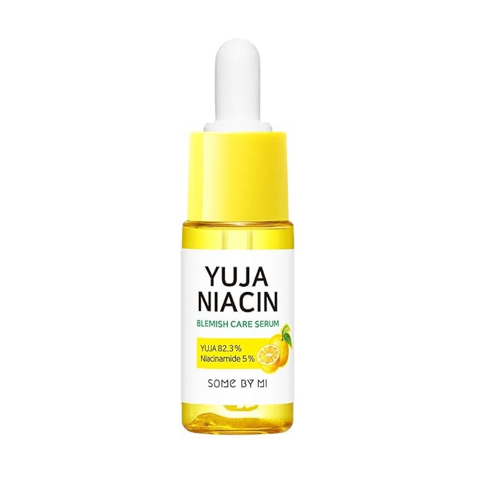 SOME BY MI Yuja Niacin 30 Days Brightening Starter Kit/Toner 1.01Oz, Serum 0.33Oz, Gel Cream 1.01Oz, Sleeping Mask 0.67Oz / Melasma and Blemish Care/Facial Skin Care Set-Velvo Beauty