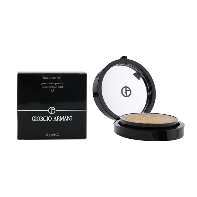 Giorgio Armani Luminous Silk Glow Fusion Powder - 6.5 Medium Natural Concealer Women 0.12 oz-Velvo Beauty