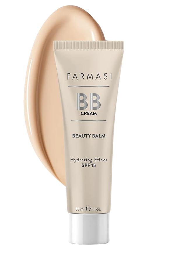 FARMASi Make Up BB Cream Beauty Balm, Full-Coverage Foundation, Concealer, Moisturizer BB Cream for All Skin Types, 1 fl. oz. / 30 ml (Light to Medium)-Velvo Beauty