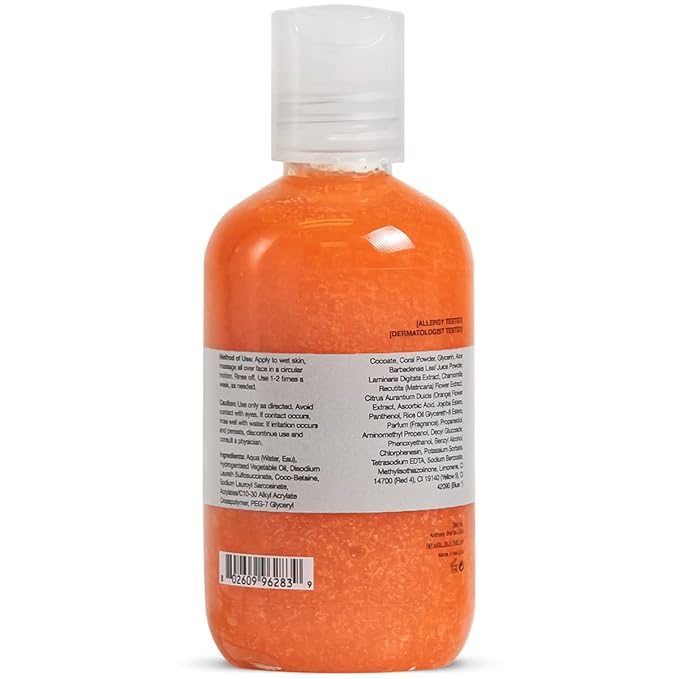 Anthony Facial Scrub – Men’s Exfoliating Face Wash with Vitamin C, Aloe, Chamomile and Algae for Deep Cleansing and Detoxifying 3.4 Fl Oz-Velvo Beauty