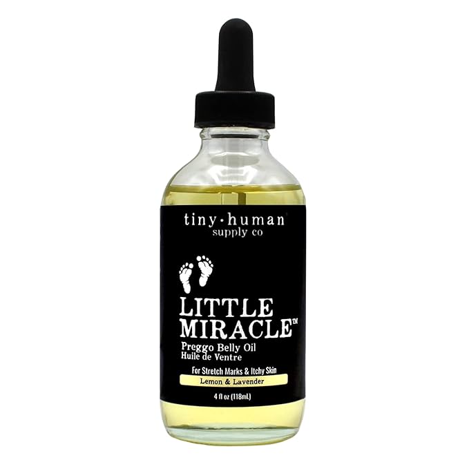 Little Miracle Preggo Belly Oil (Lemon & Lavender) for Pregnancy Stretch Marks and Itching-Velvo Beauty