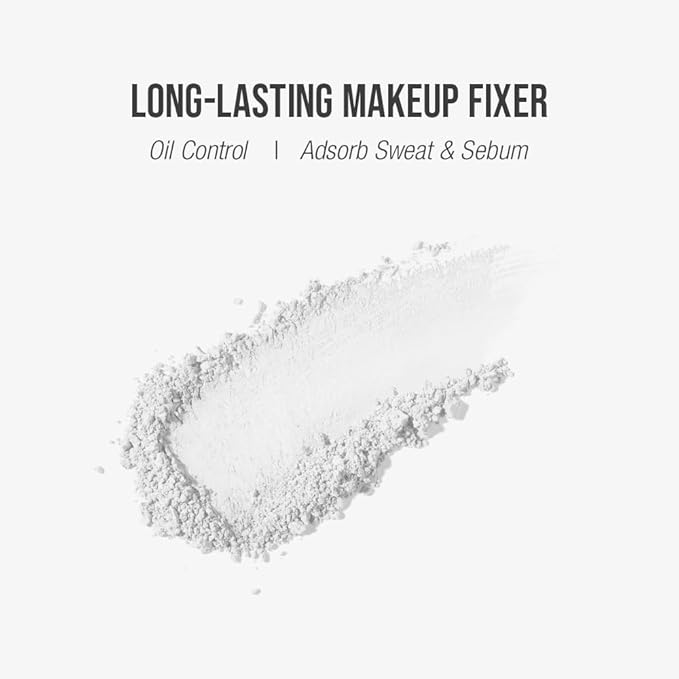 Finish Setting Pact - Blurs Pore & Fine Lines, Long-wearing, Matte Finish, Ideal for Oily Skin, Korean Makeup, 0.14 Oz. (01 White, 0.14 Oz.)-Velvo Beauty