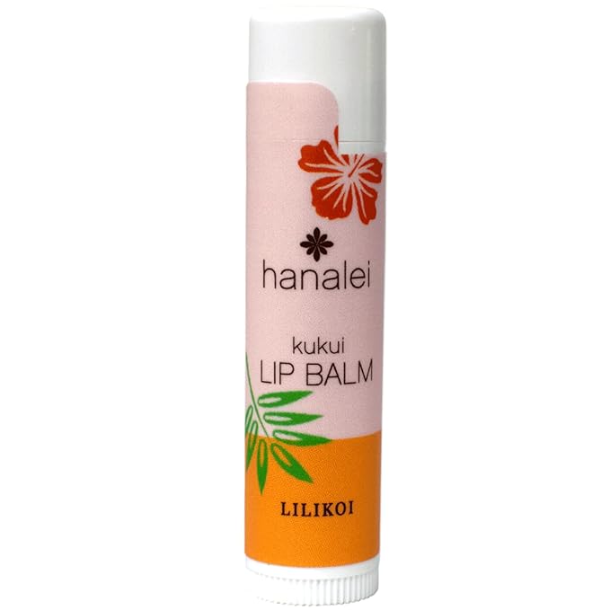 Hanalei Lip Balm and Moisturizer - Natural Kukui Oil and Beeswax Lip Moisturizer to Hydrate and Replenish Dry, Chapped Lips - Made in USA - Lilikoi-Velvo Beauty