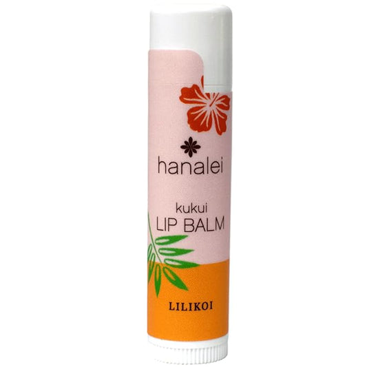 Hanalei Lip Balm and Moisturizer - Natural Kukui Oil and Beeswax Lip Moisturizer to Hydrate and Replenish Dry, Chapped Lips - Made in USA - Lilikoi-Velvo Beauty