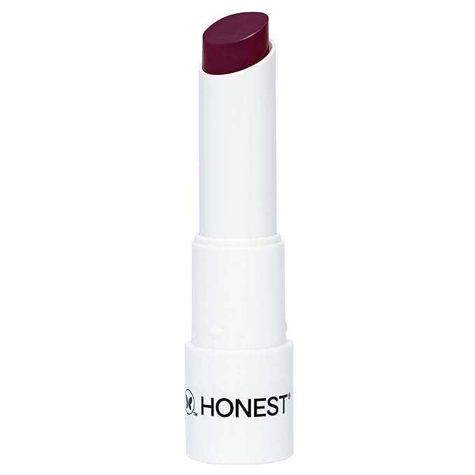 Honest Beauty Tinted Lip Balm | Antioxidant-rich Acai Extracts + Avocado Oil | EWG Certified, Vegan, Cruelty Free | Plum Drop-Velvo Beauty