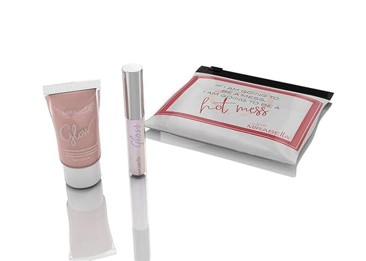 Mirabella Beauty You Glow Girl Gift Set - Mini Lip Gloss and Luminizing Facial Primer Gift Set-Velvo Beauty
