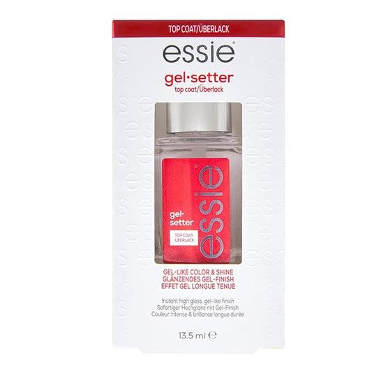 essie Nail Care, 8-Free Vegan, Gel Setter Top Coat, gel-like finish nail polish, 0.46 fl oz-Velvo Beauty