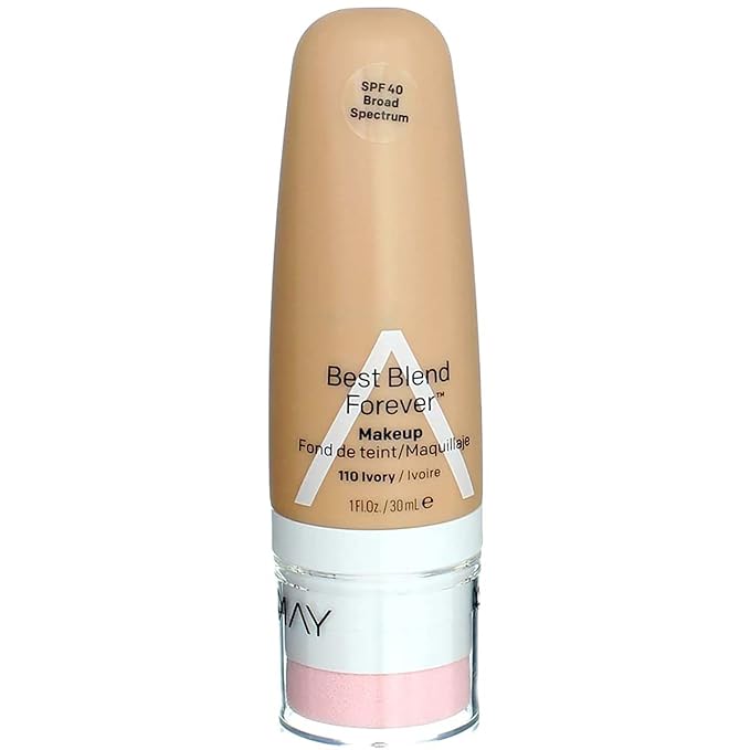 Almay Best Blend Forever Foundation, Ivory, 1 fl. oz., SPF 40 Broad Spectrum-Velvo Beauty