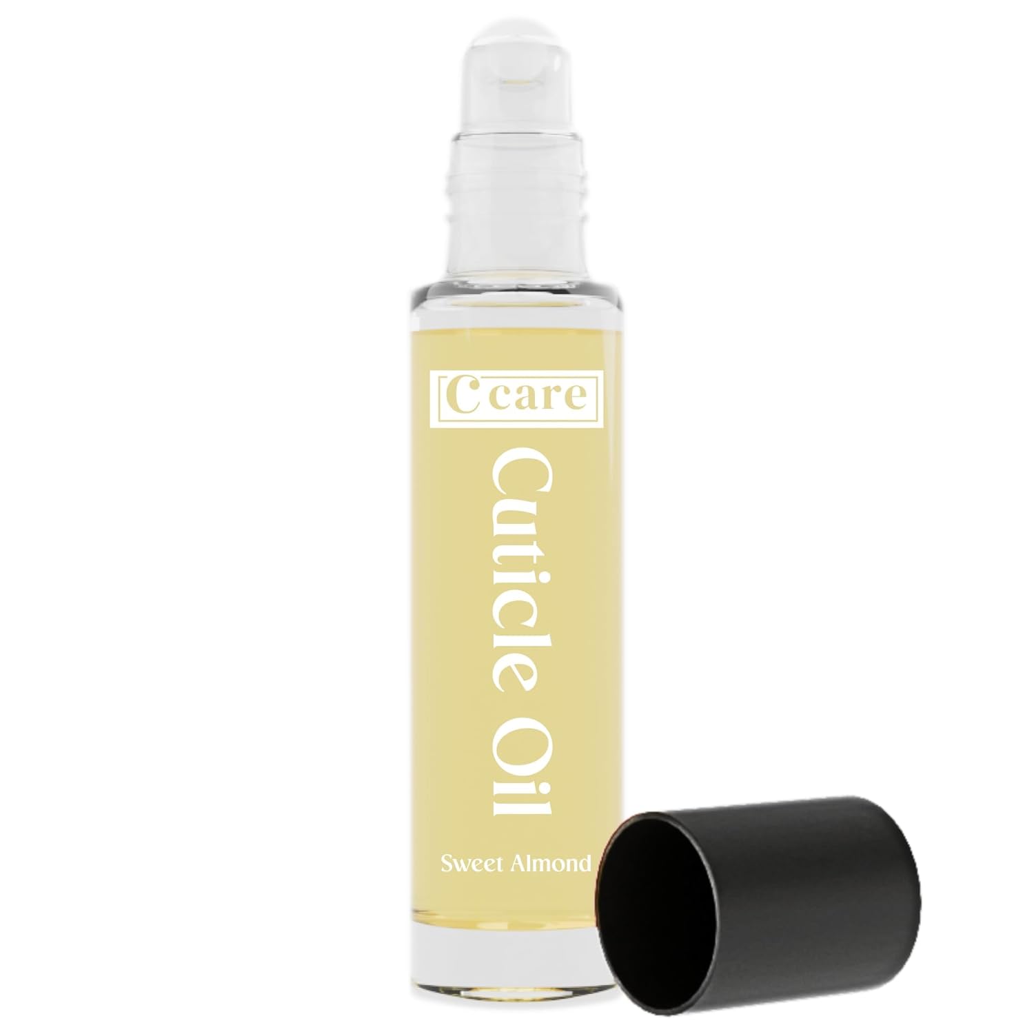 C CARE Sweet Almond Roll-On Cuticle Oil | Natural Revitalizing Hydrating Nail Oil For Repaired Cuticles Overnight | Remedy For Damaged Skin And Thin Nails | Paraben Cruelty Free Formula | 10ml-Velvo Beauty