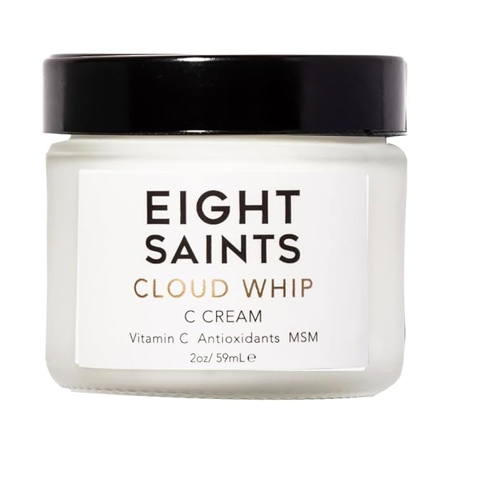 Eight Saints Skincare Cloud Whip Vitamin C Face Moisturizer Day Cream, Natural and Organic Face Cream For Women, Anti Aging Cream For Face To Reduce Fine Lines and Wrinkles, 2 Ounces (Unscented)-Velvo Beauty