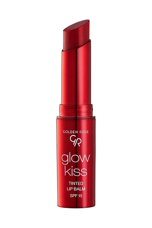 Golden Rose Cosmetics Glow Kiss Tinted Lip Balm with SPF15, Vegan Formula (Cherry Juice)-Velvo Beauty