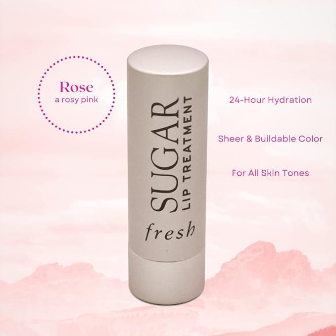 Fresh Sugar Lip Treatment - Rose Lip Treatment Women 0.15 oz-Velvo Beauty