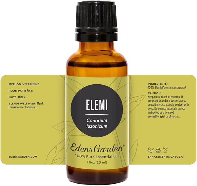 Edens Garden Elemi Essential Oil- 100% Pure Premium Grade, Undiluted, Natural, Therapeutic, Aromatherapy, The Best for Diffuser, Skin, Face, Hair 30 ml (1 fl oz)-Velvo Beauty