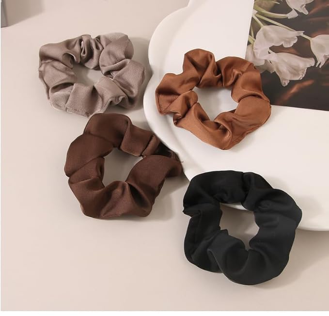 7pcs/Set Hairdressing Accessories Kit, Lovely Bear Decor Head Band, Elastic Fluffy Water Absorbent Head Hoops, Flower Shaped Hair Claw Clips, Ponytail Holders Hair Ties (Red)-Velvo Beauty