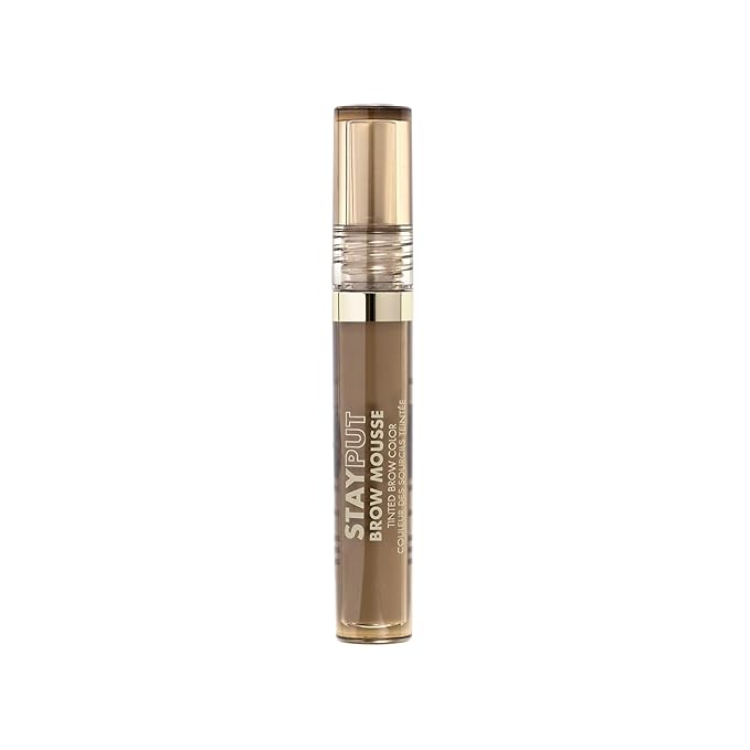 Milani Brow Tint- Stay Put Tinted Brow Mousse, Nourishing, High-Pigment infused with Shea Butter, Jojoba Seed Oil & Panthenol Vitamin B5 - Soft Brown-Velvo Beauty