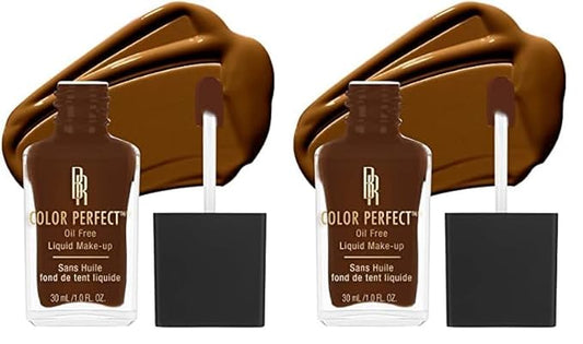 Black Radiance Color Perfect Liquid Full Coverage Foundation Makeup, Haute Cocoa, 1 Ounce (Pack of 2)-Velvo Beauty