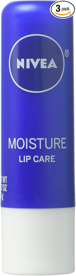 Nivea Moisture Lip Care 0.17 OZ (Pack of 3)-Velvo Beauty