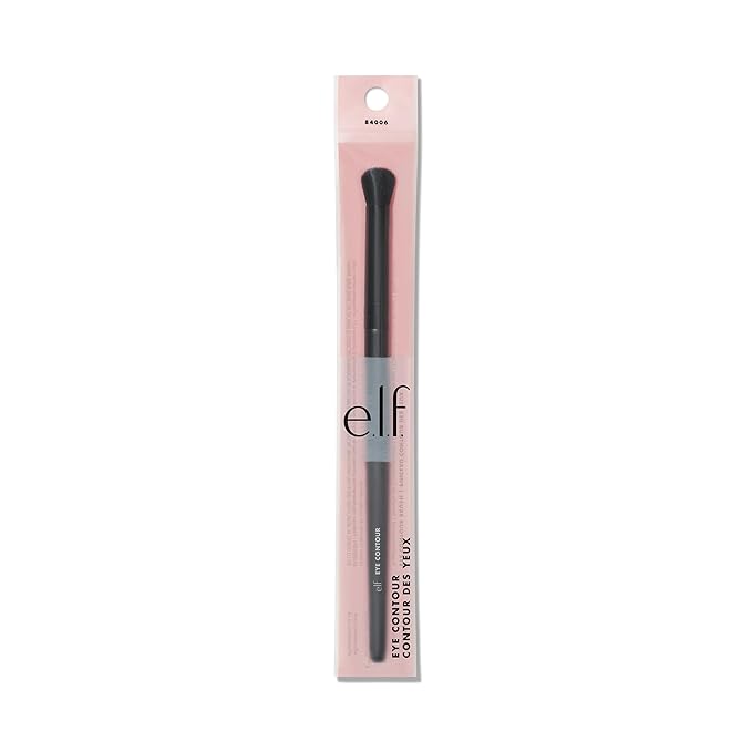 e.l.f. Eye Contour Brush, Absorbent Brush With Soft, Synthetic Bristles For Providing Extra Definition, Vegan & Cruelty-Free-Velvo Beauty