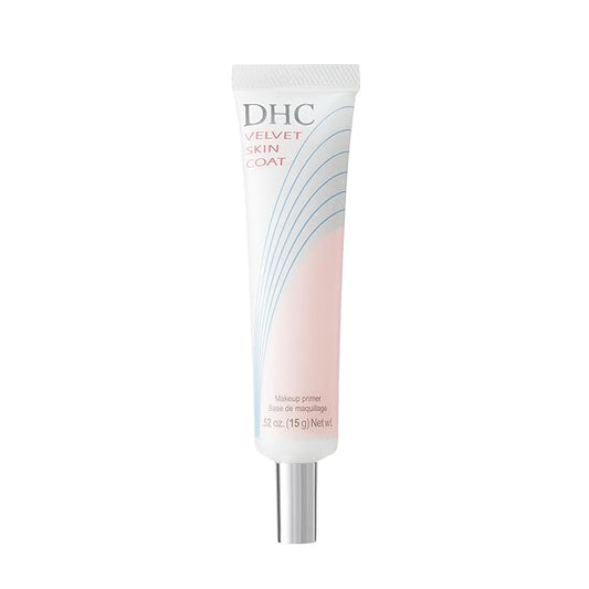 DHC Velvet Skin Coat, Mattifying Makeup Primer, Powder-Gel Formula, Minimizes look of pores, fine lines, and Imperfections, All skin types, Fragrance and Colorant Free, 0.52 oz. Net wt-Velvo Beauty
