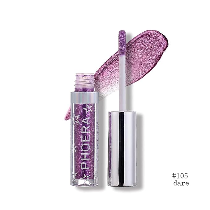 Glitter Eyeshadow，Makeup For Eyes Liquid Shimmer Sparkle Glow Light Colors Pencil Stick Shiny Long Lasting Waterproof Shining Eye Shadow Sets Metallic Pigments Metals Gloss Sparkling Pen Kit (A105)-Velvo Beauty