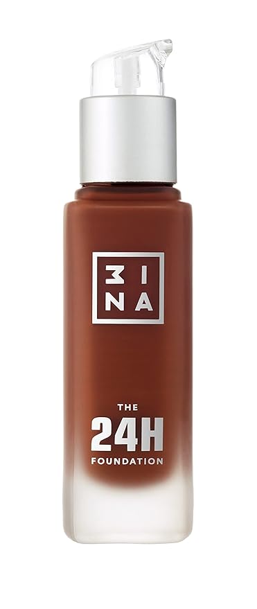 3INA The 24H Foundation 675-24H Long-Wearing Formula - Medium To High Buildable Coverage - Smooth Matte Finish - Expanded Shade Selection - Waterproof, Cruelty Free, Vegan Makeup - 1.01 Oz-Velvo Beauty