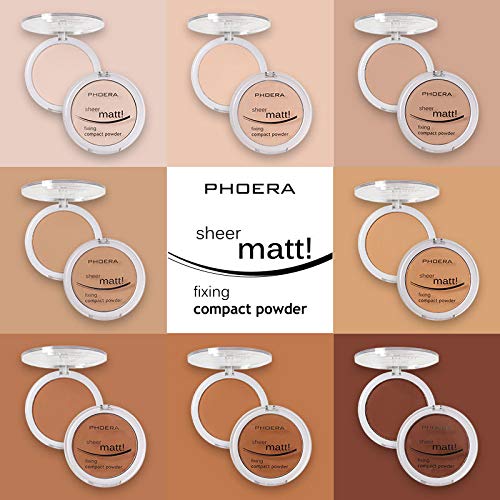 2 Pack Matte Face Powder, Control Oil Brighten Skin Color Cover Blemish Makeup Face Setting Loose Setting Powder Foundation。207-Sand-Velvo Beauty
